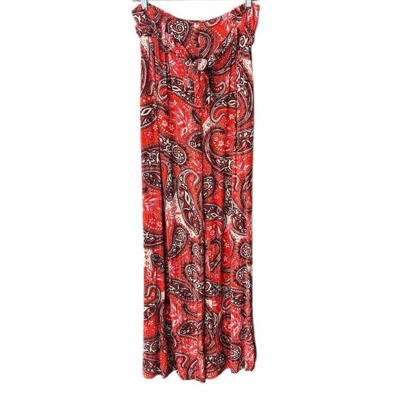 Free People Double Trouble Wide Leg Pants Size M - Picture 1 of 5